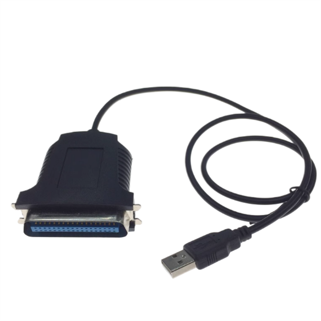 BSSY Old Needle Printer Data Cable CN36 Parallel Port to Computer USB Conversion Printing 1284