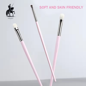 <span class=keywords><strong>Brochas</strong></span> de Maquillaje <span class=keywords><strong>para</strong></span> Ojos con Detalles de Pelo de Cabra Rosa, Brocha <span class=keywords><strong>para</strong></span> <span class=keywords><strong>Difuminar</strong></span> Sombras de Ojos de Marca Privada, Brocha <span class=keywords><strong>para</strong></span> Sombras de Ojos con Logotipo Personalizado - Product Image 1