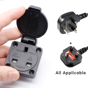 British IP54 <strong>13A</strong> 250V Waterproof <strong>UK</strong> <strong>Socket</strong> - Product Image 5