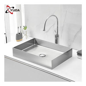 Fregadero de cocina de escurridor de montaje superior de un solo cuenco de acero inoxidable Yuda SUS 201/304 fregaderos de lavandería grandes para uso doméstico o comercial - Product Image 3