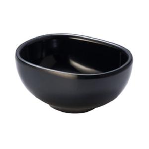 A5 멜라민 블랙 무광 스톤 질감 작은 그릇 레스토랑 애피타이저 서빙 볼 220ml 밥 국수 된장용 그릇 - Product Image 2