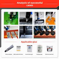 Distributeur de colle rotatif de bureau Kaiwei pour machine d'encapsulation antichoc en silicone AB avec capteur de vibration KW-DJJ331P