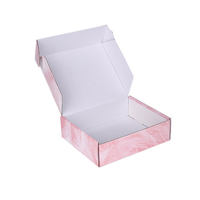 Süße Rosa Mädchenhafte Flip-Mailer-Box mit Schaumstoffauskleidung, Matter Laminierung, Ins-Style Cartoon Geschenkpapierbox mit Individuellem Logo für Versand und Souvenirs