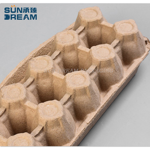 10 Cái Khay Đựng Trứng Đất Có Thể Phân Hủy Trực Tiếp Từ Nhà Máy Sản Xuất Theo Yêu Cầu Khay Đựng Trứng Giấy Màu Tự Nhiên Bảo Vệ Môi Trường - Product Image 4