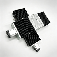 Module de mouvement linéaire JHD XYZ-HFH14 en profilé aluminium avec rail de guidage unique, palier coulissant, vis à billes, bloc moteur et engrenage pour automatisation CNC