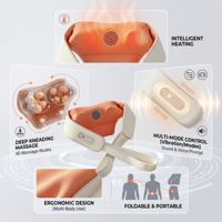 Masseur de cou anti-cellulite puissant et silencieux avec moteur sans balais, contrôle de la minuterie, tissu antibactérien lavable