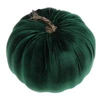 Vente en gros de citrouille artificielle de 18 cm, citrouille en velours faite à la main, décoration de centre de table pour la maison, salon, Halloween
