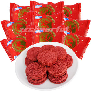 ขนมนำเข้าแปลกใหม่แบบขายส่ง โอรีโอ 3 กก. บิสกิตแซนวิชรสชีส ชา ช็อกโกแลต สตรอว์เบอร์รี คุกกี้กรอบ - Product Image 4