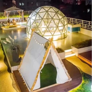Cúpula de Vidrio para Terraza, Doble Acristalamiento, Vidrio Templado Low-E, Diseño Contemporáneo, Uso en Hoteles - Product Image 1