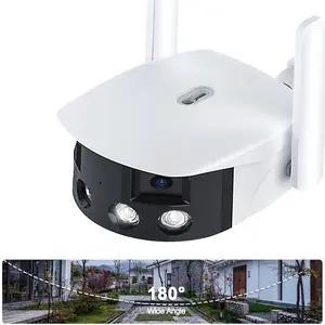 New hot selling 4MP ICSEE 180 degree dual lens network camera night vision remote view outdoor indoor wireless wifi security ca