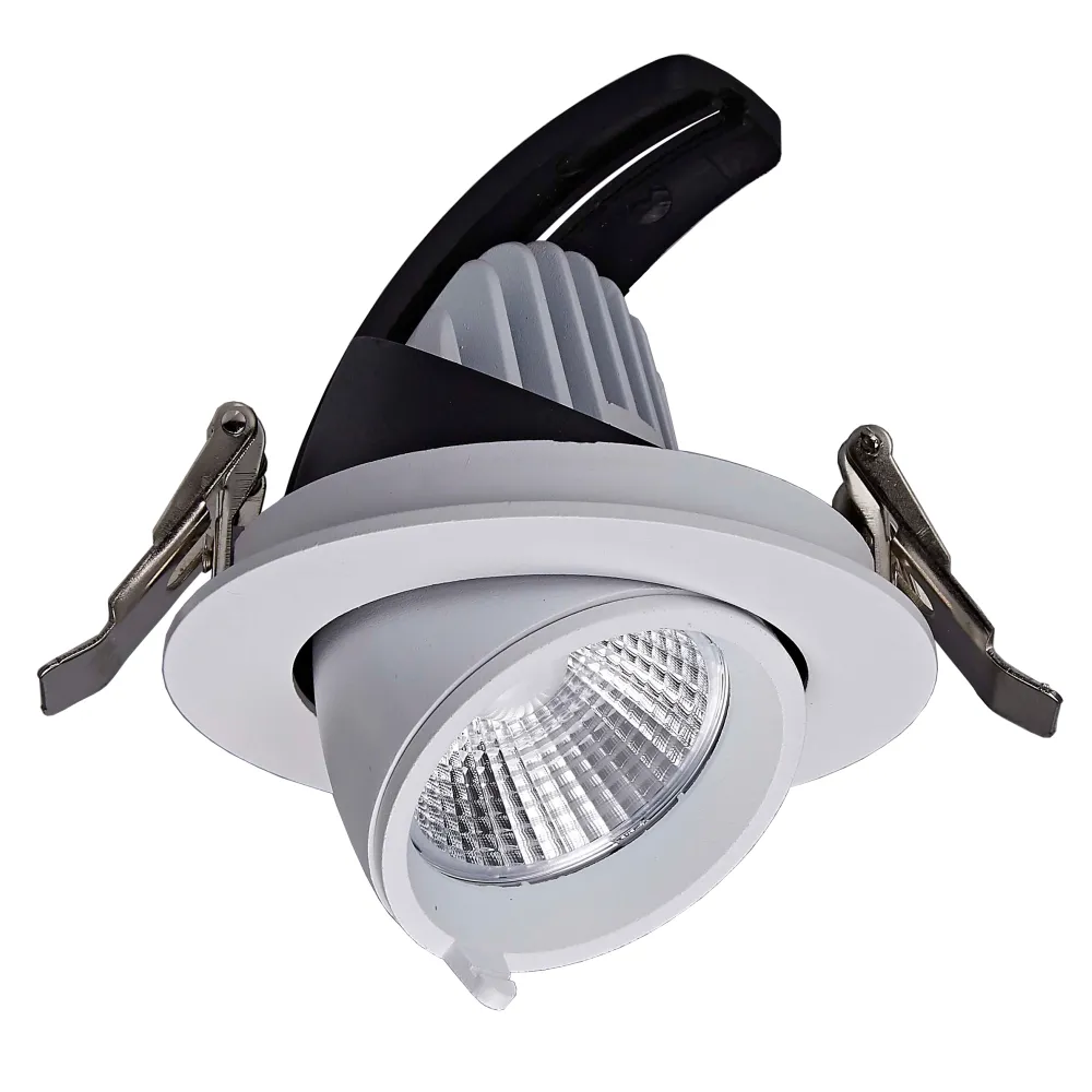 CRI90(max97) giunto cardanico a soffitto cob led 15w luce del punto di CRI90 da incasso 10W