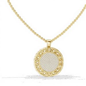 จี้เพชร STC DIAMONDS ทองคำแท้ 18K ดีไซน์หรูหราสำหรับผู้หญิง ประดับเพชรทรงบริลเลียนท์ รับรองโดย IGI ชุบโรเดียม เหมาะสำหรับสวมใส่ทุกวัน - Product Image 1