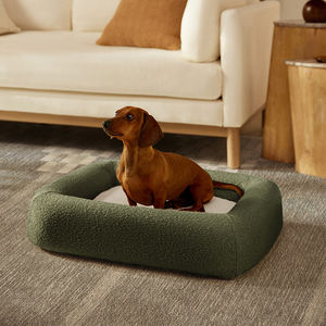 Vom Hersteller Anpassbares Orthopädisches Luxus-Hundebett aus Bouclé mit Hochdichtem Memory-Schaum, Farbe und Muster nach Wunsch - Product Image 1