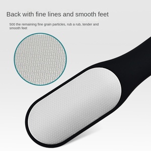 Hai mặt thép không gỉ chân rasp Pedicure Callus Remover nhựa mài cạo tấm bào da chết Callus tập tin - Product Image 4