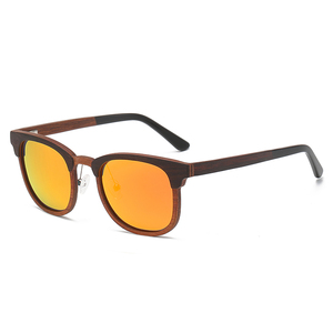 Multi Color TAC Polarized Acetate Wood UV400 Unisex Sunglasses - Product Image 4