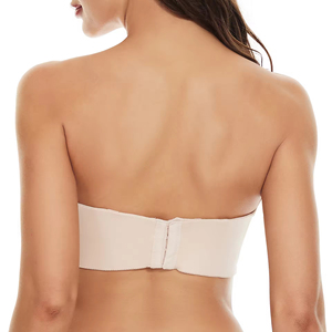 Sujetadores sin Tirantes Antideslizantes Populares, <span class=keywords><strong>Sujetador</strong></span> Push-Up para Bustos Más Grandes con Ajuste Sin Costuras, Top Halter <span class=keywords><strong>Invisible</strong></span> Anti-Exposición para Mujer - Product Image 4