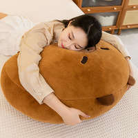 Coussin en peluche Capybara mignon, coussin doux à câliner, coussin de dossier, coussin lombaire pour lit, canapé, décoration intérieure, adorables jouets en peluche