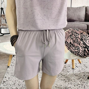 JAC22 P5676 Nouveaux shorts d'été tendance pour femme, taille élastique, coupe ample, 100% coton, séchage rapide, taille mi-haute - Product Image 3