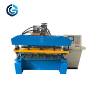 Machine de profilage de plaques de toiture en aluminium modèle TR6 avec moteur, pompe et roulement 380V/220V, épaisseur de laminage 0,3-0,7 mm