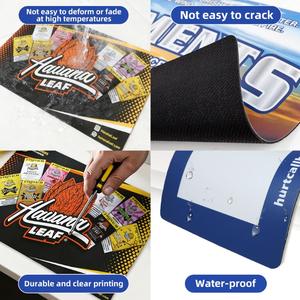 Tapete Personalizado para Mostrador con Ventana Extraíble para Insertar Póster, Tapete de Exhibición de PVC y Goma para Mostrador de Tienda Minorista - Product Image 2