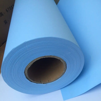 Rollo de papel de plotter de doble cara azul Bond Paper CAD en el uso de la industria de dibujo de ingeniería