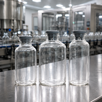 Vente en gros de flacons en verre transparents de type baïonnette pour médicaments pharmaceutiques, 10 ml, 20 ml, 30 ml, 50 ml, 100 ml