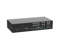 Commutateur matriciel HDMI 4x4 4K60Hz avec sortie de réduction automatique de la résolution et correspondance dynamique des affichages 1:2