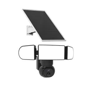 Zonne-Energie Schijnwerper Ptz Camera Yds80 Wifi Zonne-Energie Draadloze Schijnwerper 4G Ptz Camera 3mp Ai Auto Tracking Led Straatverlichting