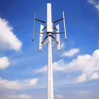 Générateur d'éolienne à axe vertical à faible vitesse H Rotor 1000W, système d'énergie éolienne pour usage domestique, agricole et hors réseau