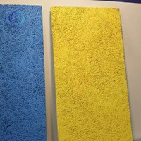 Panneaux acoustiques modernes en laine de bois ignifuges insonorisants pour décoration murale extérieure de gymnases et hôtels – Panneaux muraux acoustiques en bois