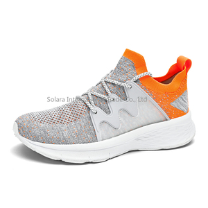 Chaussures de sport basses décontractées pour hommes en maille, style rétro européen, respirantes, imperméables, tendance mode, tissées, à semelle épaisse - Product Image 4