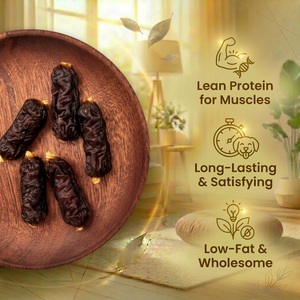 Friandises sèches pour animaux de compagnie : Saucisses de bœuf et de canard pour chats / aliments pour chiens - Product Image 2