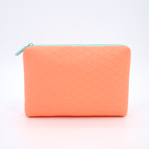 Grande Trousse de Maquillage Personnalisée en Néoprène, Sac de Rangement pour Cosmétiques et Soins de la Peau, Trousse de Toilette de Grande Taille - Product Image 1
