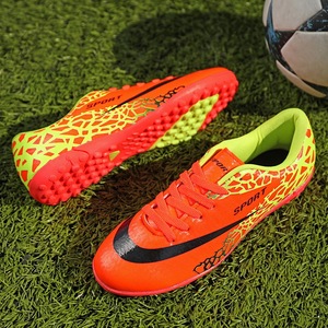 Chaussures de football pour hommes, tige synthétique, semelle extérieure en caoutchouc, crampons AG, chaussures de football d'entraînement, doublure en mesh d'été, semelle intermédiaire en EVA - Product Image 1