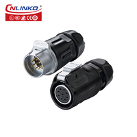 CNLINKO – prise de câblage électrique à connexion rapide, connecteur de câble M20 à 9 broches