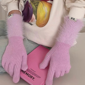 New Fashion Girls Full Finger Hand Warmer <strong>Gloves</strong> Autumn Winter <strong>Cute</strong> Warm Cycling Hand <strong>Gloves</strong> for Winter - Product Image 4