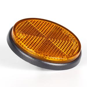 Nouveau 60mm rond rétro réfléchissant couleur ambre pour camions remorques - Product Image 3