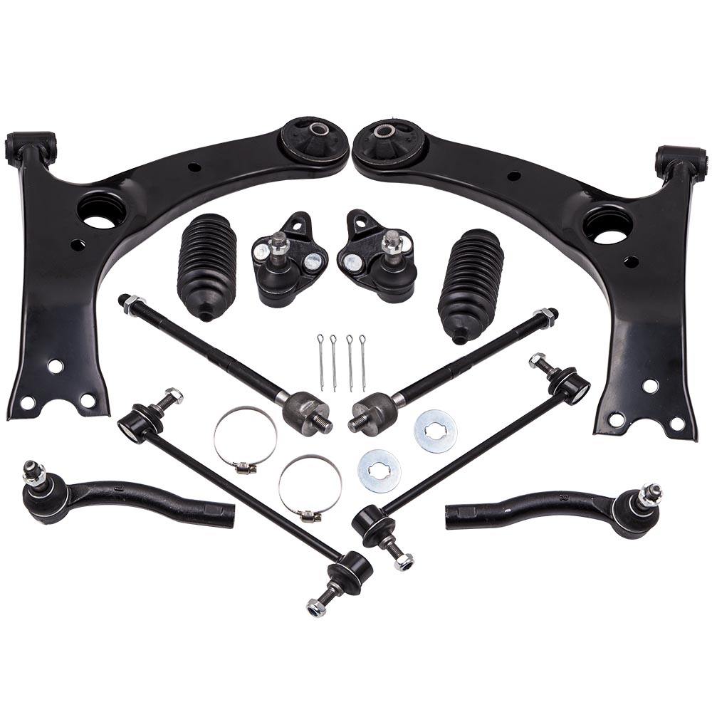 Front Lower Control Arm Ball Joint Tie Rod Sway Bar For 2003-2008 Toyota Corolla - Foto 6