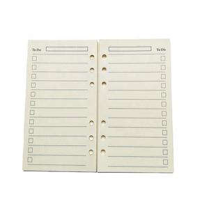 A5 A6 Planner<span class=keywords><strong>เติม</strong></span>แทรกฟิลเลอร์หน้ากระดาษสำหรับ6-Ring Binder Journalนม<span class=keywords><strong>ราย</strong></span>วันรายสัปดาห์ราย<span class=keywords><strong>เดือน</strong></span>Todo - Product Image 4