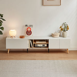 Nouveau support <span class=keywords><strong>TV</strong></span> au design simple avec armoire armoire de rangement multifonctionnelle buffet de table basse - Product Image 3