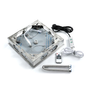 Ensemble de robinets de <span class=keywords><strong>douche</strong></span> à montage mural, outil en laiton, <span class=keywords><strong>douche</strong></span> chaude et froide avec pomme de <span class=keywords><strong>douche</strong></span> LED - Product Image 6