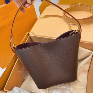 Logo personnalisable luxe mode ancien modèle sac seau design simple épaule sac à bandoulière grande capacité sac pour femmes - Product Image 2