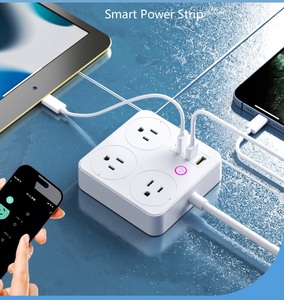 Chúng tôi thông minh Power Strip + USB đa-điện không dây thông minh ổ cắm tường chuyển đổi chỉ số 3 cửa hàng ZigBee Mạng 10A Đánh giá hiện tại - Product Image 2