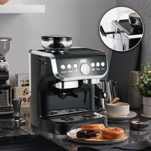 Cafetera Automática Italiana Todo en Uno Winning Star con Función de Molienda y Espumado de Leche - Product Image 3