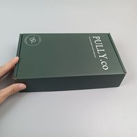 Boîte de courrier en carton avec Logo personnalisé, boîte de cadeau pour vêtements, boîte pliable en papier personnalisée