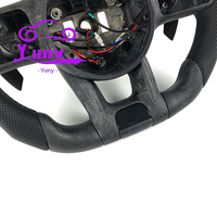 Volant en fibre de carbone forgé sur mesure pour Mercedes Benz W205 W213 W222 W223 W218 C257 CLA GLA GLC GLE GLS AMG