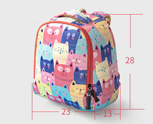Borse da scuola per bambini con cartoni animati borsa con stampa di <span class=keywords><strong>animali</strong></span> zaini per scuola in Neoprene - Product Image 4