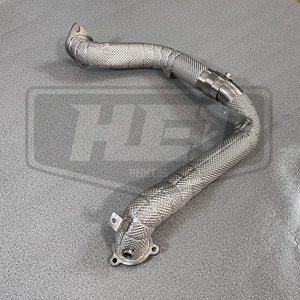 Pour A35 A180 A200 W177 2.0T Downpipe sans catalyseur avec isolation, système d'échappement amélioré pour une performance accrue - Product Image 6