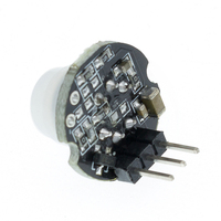 Modul Detektor Sensor Gerak MINI SR602 Kit PIR Inframerah Piroelektrik Saklar Sensorik Braket untuk Arduino DIY Dengan Lensa