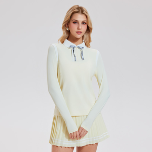 Camiseta <span class=keywords><strong>Polo</strong></span> DOVEARK de Verano con Logotipo Personalizado, de Manga Larga, para Deportes al Aire Libre, Golf, para <span class=keywords><strong>Mujer</strong></span>, Diseño Simple y Versátil, Efecto de Dos Piezas - Product Image 3